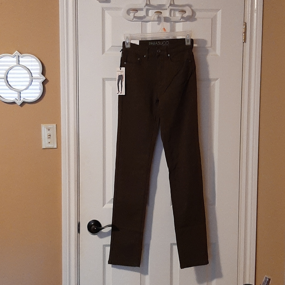 BNWT Parasuco pants army green size 4